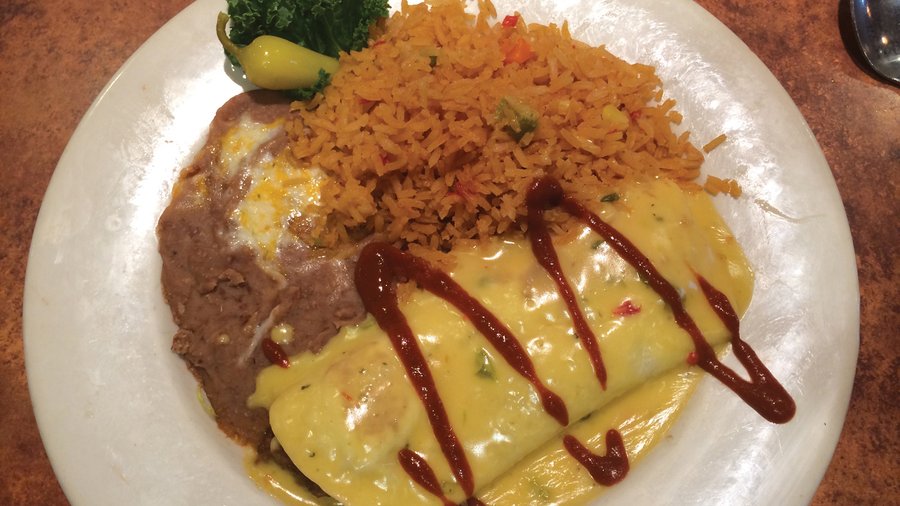Botanas signature dishes One Big ChimichangaBotanas TacosTacos al Pastor﻿﻿